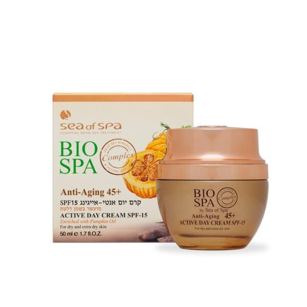 BIOSPA – קרם יום אנטי אייג׳ינג +45 מועשר בשמן דלעת