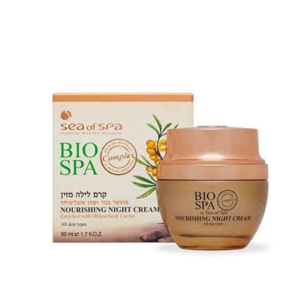 BIOSPA – קרם לילה מזין אובלפיחה וגזר לעור הפנים